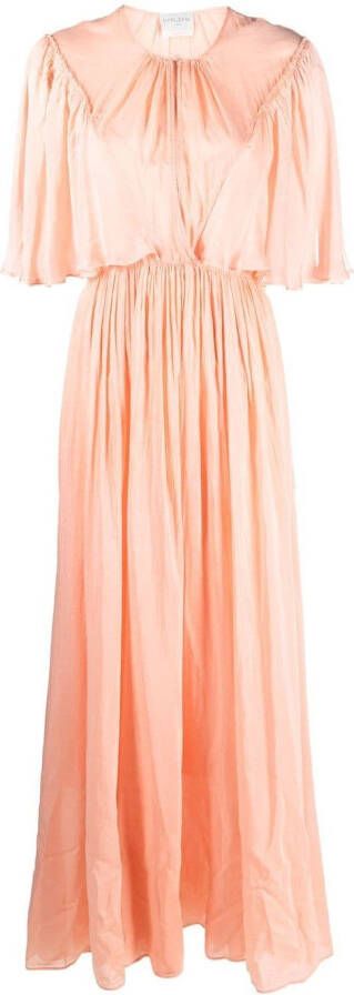 Forte Maxi-jurk met keyhole hals Roze
