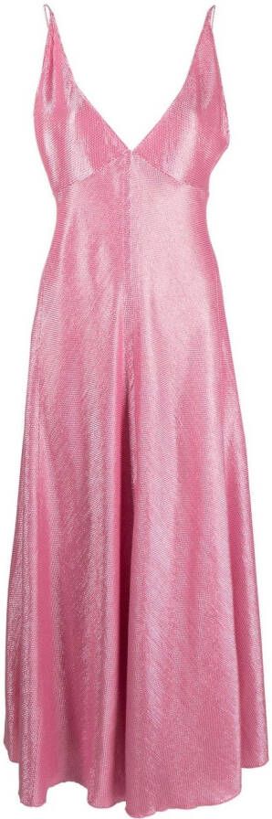 Forte Metallic jurk Roze