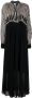 Forte Midi-jurk met gedrapeerd detail Zwart - Thumbnail 1
