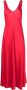 Forte Midi-jurk met V-hals Rood - Thumbnail 1