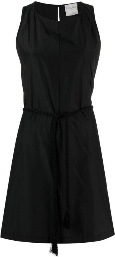 Forte Mini-jurk met ceintuur Zwart