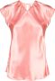 Forte Mouwloze blouse Roze - Thumbnail 1