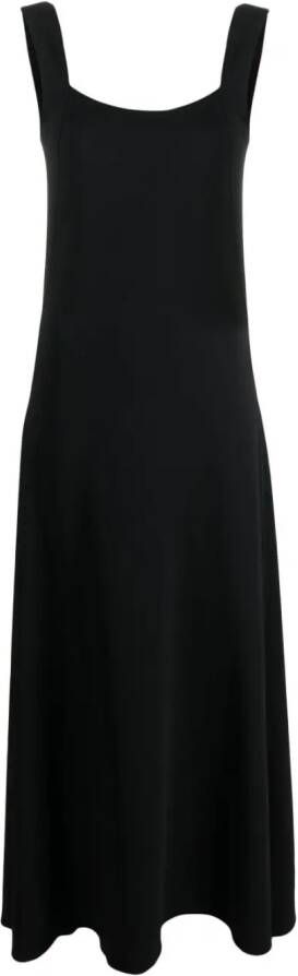 Forte Maxi-jurk met diepe hals Zwart