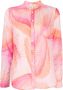 Forte Blouse met print Roze - Thumbnail 1