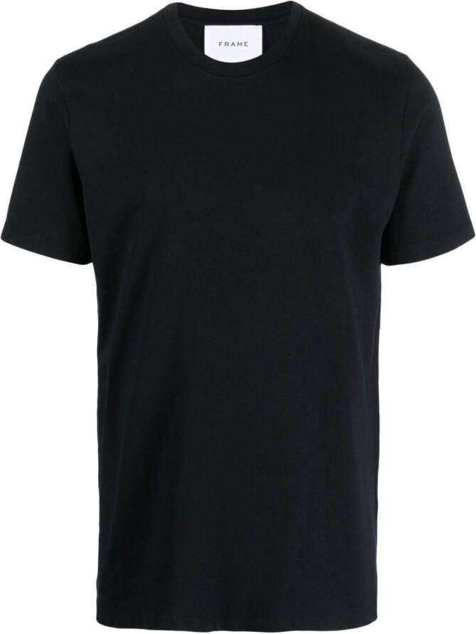 FRAME T-shirt met ronde hals Zwart