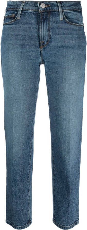 FRAME Cropped jeans Blauw