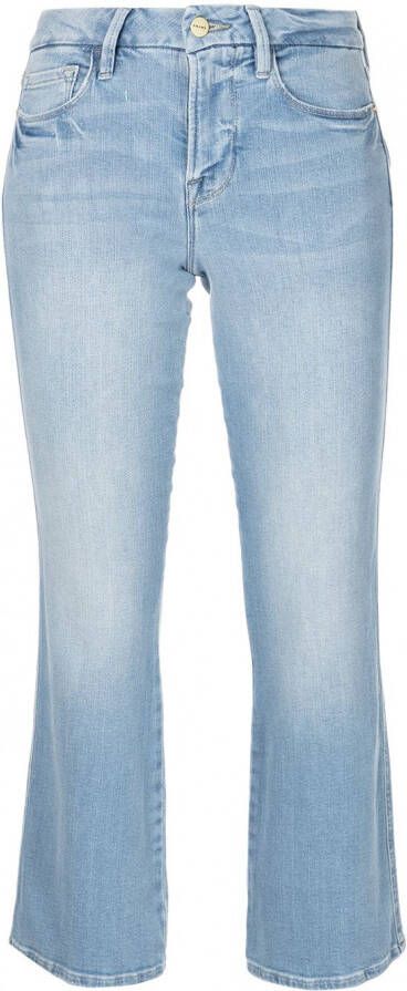 FRAME Cropped jeans Blauw