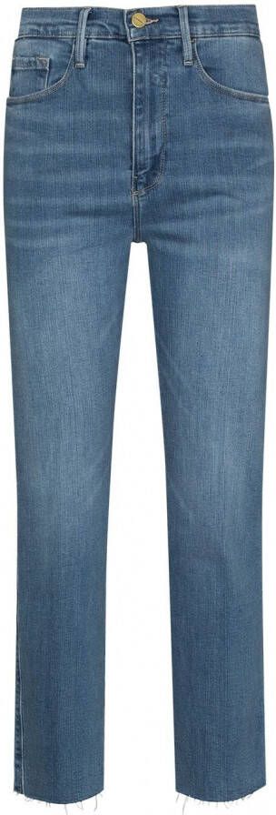FRAME Cropped jeans Blauw