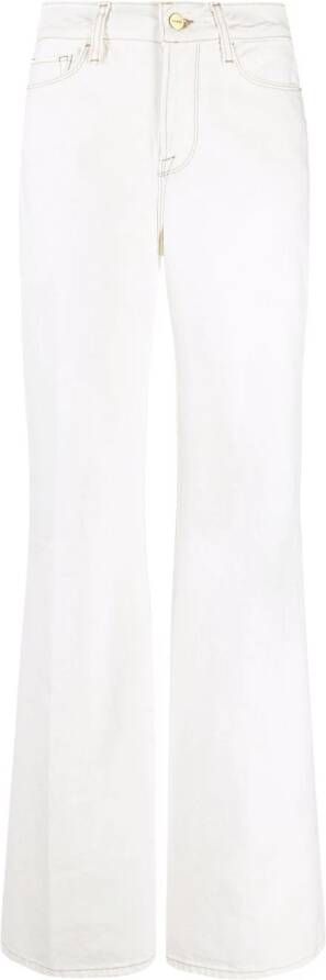 FRAME Flared broek Beige