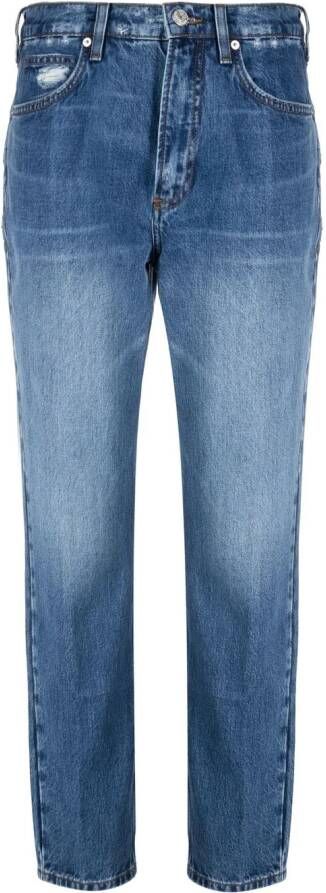 FRAME Jeans met toelopende pijpen Blauw