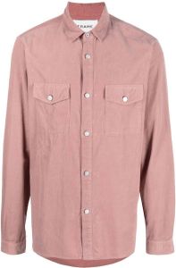FRAME Ribfluweel overhemd Roze