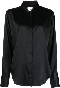 FRAME Zijden blouse Zwart