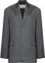 The Frankie Shop Blazer met enkele rij knopen Grijs - Thumbnail 1