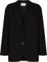 The Frankie Shop Blazer met enkele rij knopen Zwart - Thumbnail 1
