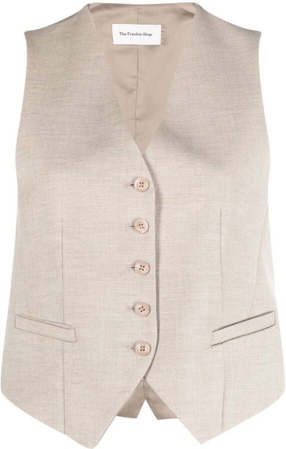 The Frankie Shop Gilet Beige