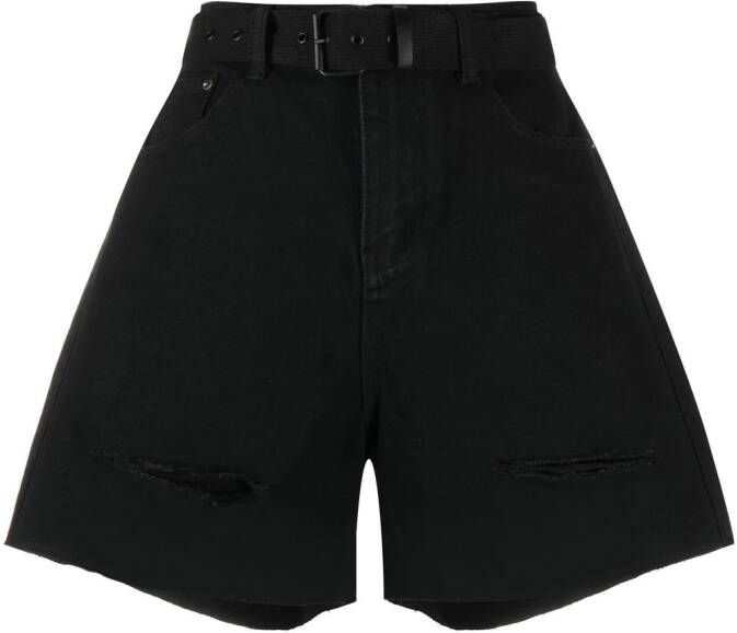 The Frankie Shop High waist shorts Zwart