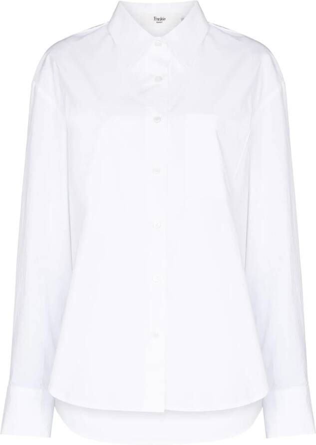 The Frankie Shop Lui blouse van biologisch katoen Wit