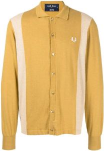Fred Perry Button-up overhemd Geel