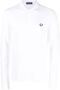 Fred Perry Poloshirt met logodetail Wit - Thumbnail 1