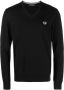 Fred Perry Sweater met V-hals Zwart - Thumbnail 1