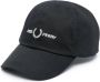 Fred Perry Honkbalpet met geborduurd logo Zwart - Thumbnail 1