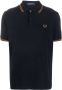 Fred Perry Poloshirt met geborduurd logo Blauw - Thumbnail 1