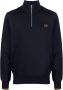 Fred Perry Sweater met geborduurd logo Blauw - Thumbnail 1