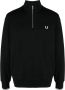 Fred Perry Trui met geborduurd logo Zwart - Thumbnail 1