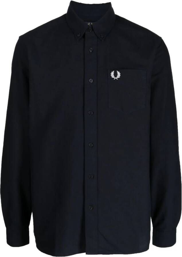 Fred Perry Oxford overhemd Blauw