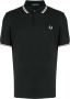 Fred Perry Poloshirt met contrasterende afwerking Groen - Thumbnail 1