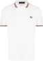 Fred Perry Poloshirt met contrasterende afwerking Wit - Thumbnail 1