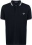 Fred Perry Poloshirt met geborduurd logo Blauw - Thumbnail 1