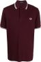 Fred Perry Poloshirt met geborduurd logo Rood - Thumbnail 1