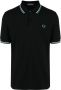 Fred Perry Poloshirt met geborduurd logo Zwart - Thumbnail 1