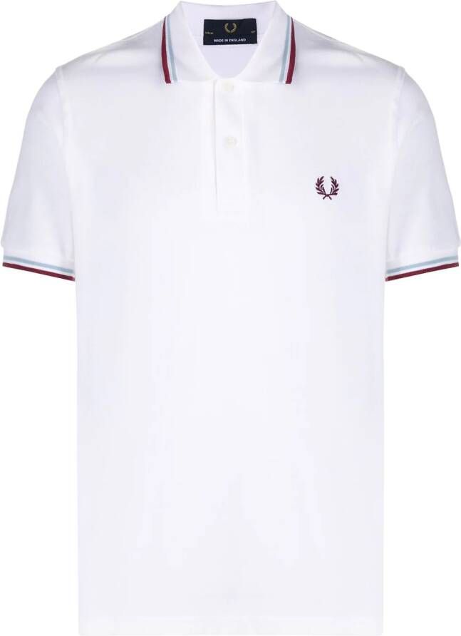 Fred Perry Poloshirt met logo Wit
