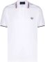 Fred Perry Poloshirt met logo Wit - Thumbnail 1