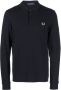 Fred Perry Poloshirt met logodetail Blauw - Thumbnail 1