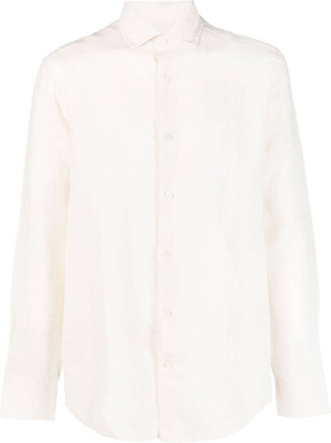 Frescobol Carioca Linnen overhemd Beige