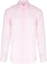 Frescobol Carioca Antonio linnen overhemd Roze - Thumbnail 1