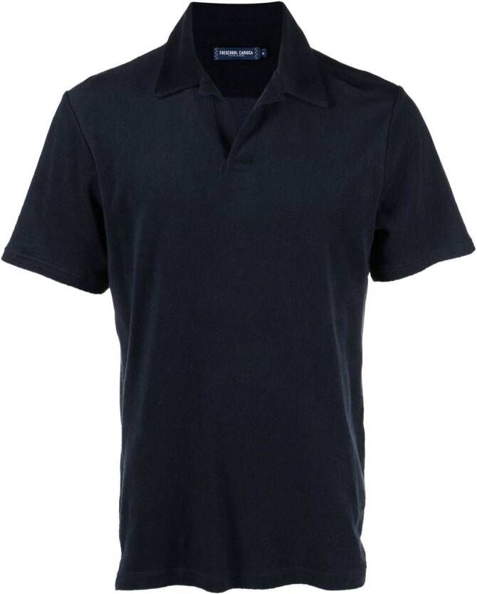Frescobol Carioca Poloshirt zonder knopen Blauw