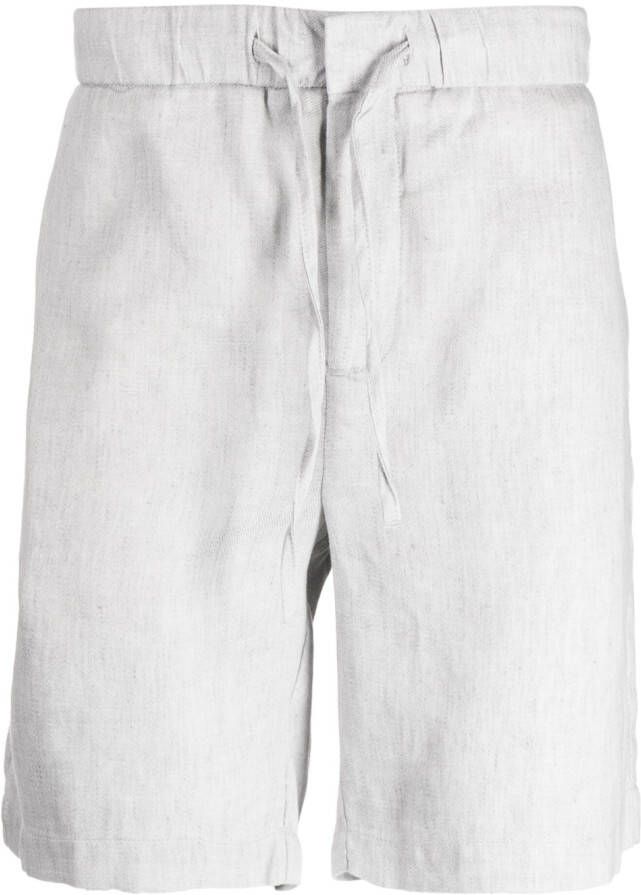 Frescobol Carioca Shorts van linnen-katoenmix Grijs