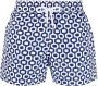 Frescobol Carioca Zwembroek met geometrische print Blauw - Thumbnail 1