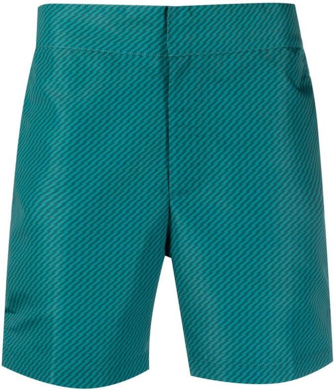 Frescobol Carioca Zwembroek met print Groen
