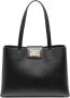 Furla 1927 leren draagtas Zwart - Thumbnail 1