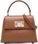 Furla 1927 leren shopper Bruin - Thumbnail 1