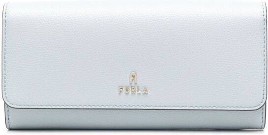 Furla Portemonnee met logoplakkaat Blauw