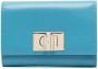 Furla Portemonnee met logoplakkaat Blauw - Thumbnail 1