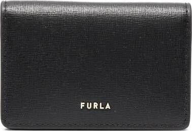 Furla Pasjeshouder met logo Zwart