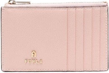 Furla Pasjeshouder met logoplakkaat Roze