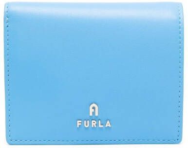 Furla Portemonnee met logoplakkaat Blauw